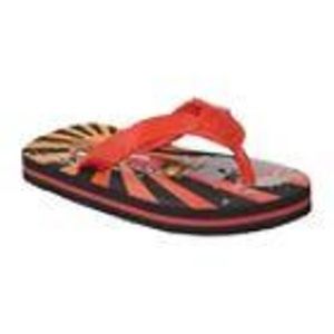 Toddler Boys Disney Cars Flip Flops 5/6T Red & Black Thong Sandals Non Slip